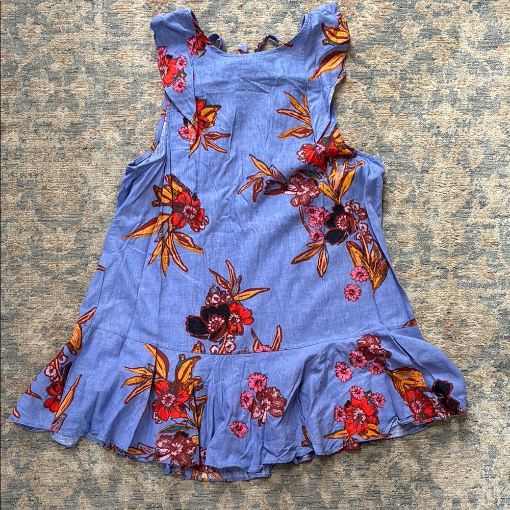 Free People Floral purple Dress